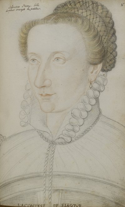Alphonsine Strozzi by Jean Clouet